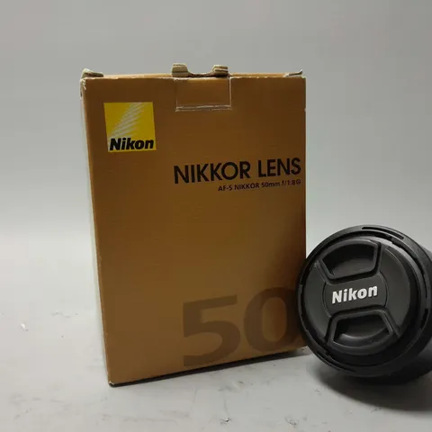 BOXED NIKON NIKKOR LENS (AF-S NIKKOR 50mm F/1.8G)