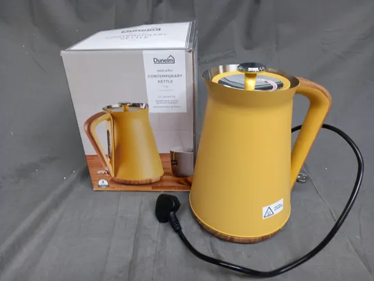 BOXED MATT OCHRE 1.7L CONTEMPORARY KETTLE