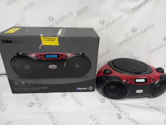 BOXED BLUETOOTH CD & FM RADIO BOOMBOX 