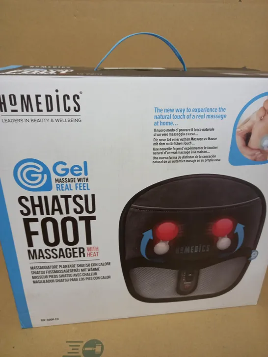 BOXED HOMEDICS SHIATSU FOOT MASSAGER