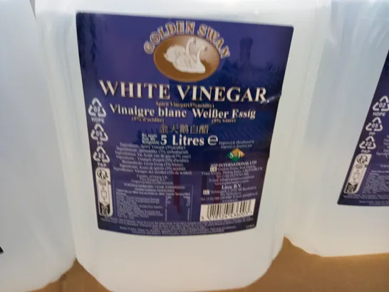 LOT OF 6 5L TUBS OF WHITE VINEGAR / COLLECTION ONLY