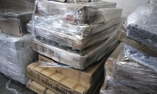 PALLET OF ASSORTED BOXED DINING FURNITURE PARTS