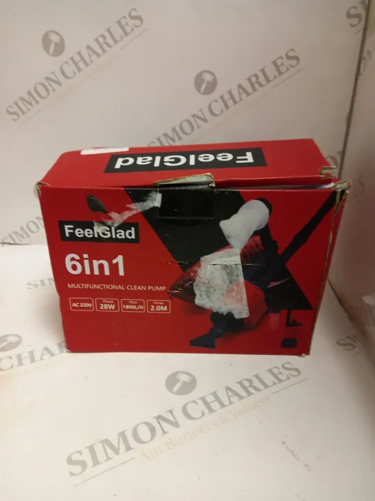 BOXED FEELGLAD 6 IN 1 MULTIFUNCTION CLEAN PUMP 