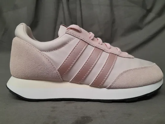 BOXED PAIR OF ADIDAS RUN 60S 3.0 SHOES IN PINK UK SIZE 6