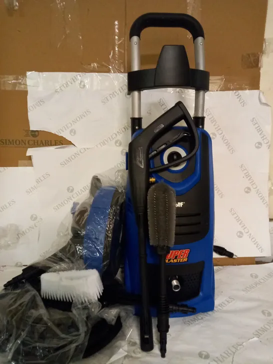 BOXED WOLF SUPER BLASTER PRESSURE WASHER BLUE