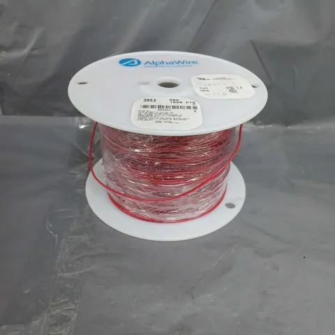 ALPHA WIRE CABLE 100 FT IN RED (0.38mm) 