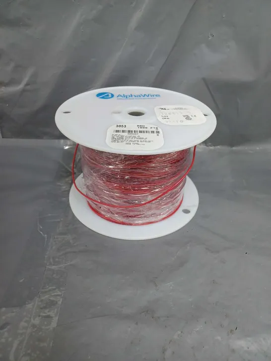 ALPHA WIRE CABLE 100 FT IN RED (0.38mm) 