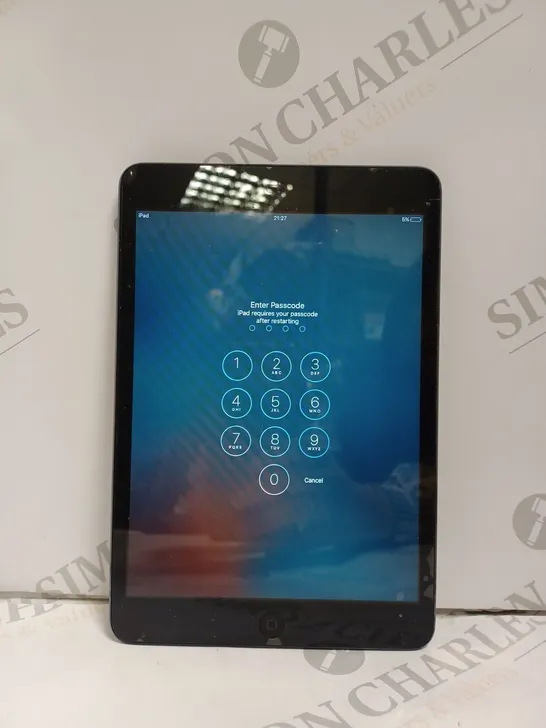 APPLE IPAD MINI MODEL A1432 BLACK