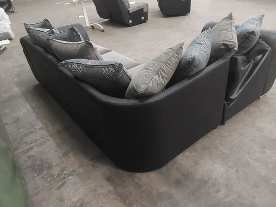 DESIGNER DANUBE CORNER SOFA WITH CUSHIONS 