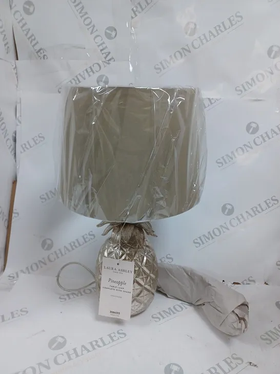 BOXED LAURA ASHLEY PINEAPPLE TABLE LAMP