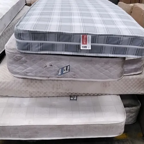 STACK OF APPROXIMATELY 6 ASSORTED MATTRESSES