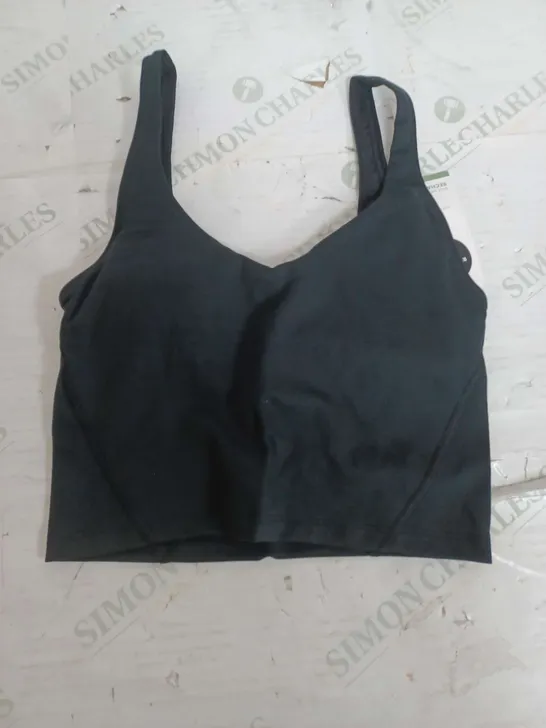 GILLY HICKS BLACK SPORTS BRA - SMALL