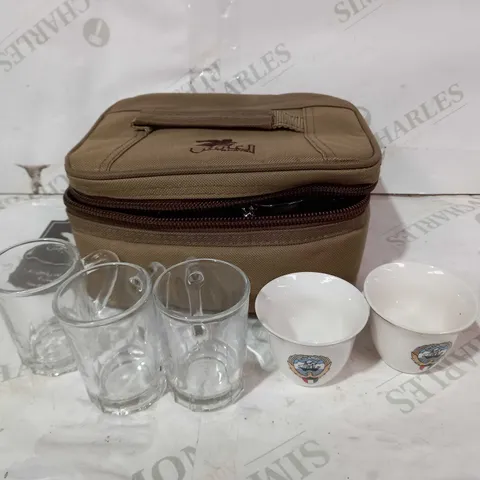 AI-AYSH SET OF PICNIC/CAMPING GLASSES AND CUPS