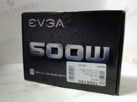 EVGA 600W 80 PLUS POWER SUPPLY UNIT
