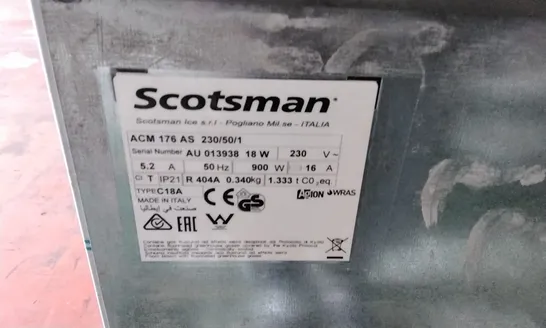 SCOTSMAN AC176 ICE MACHINE 