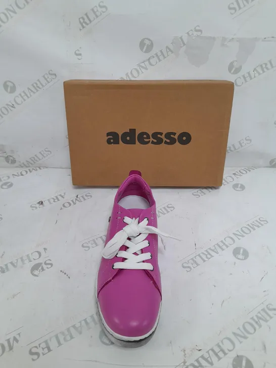 BOXED ADESSO CLAIRE TRAINER FUCHSIA SIZE 6 