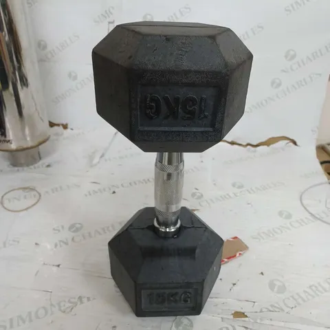 UNBRANDED 15KG DUMBELL / COLLECTION ONLY 