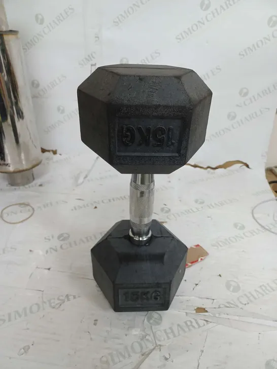 UNBRANDED 15KG DUMBELL / COLLECTION ONLY 