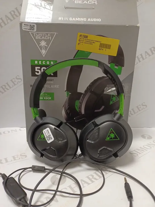 TURTLE BEACH RECON 50 XBOX GAMING HEADSET