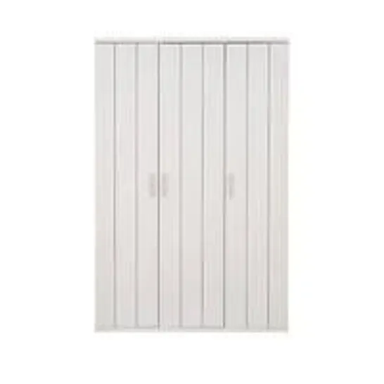 BOXED MONTANA 3 DOOR WARDROBE - WHITE (1 OF 2 BOXES)