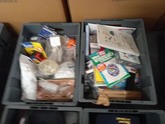 LARGE QUANTITY OF ASSORTED HOUSEHOLD ITEMS TO INCLUDE - 10 CRATES  / COLLECTION ONLY