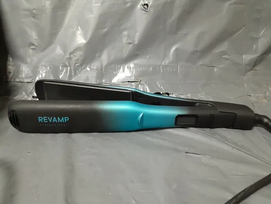 REVAMP WIDE ULTRA X SHINE CERAMIC HAIR STRAIGHTENER