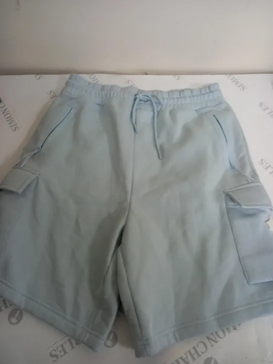 TRAPSTAR IRON GATE TECH ZIP SHORT LIGHT BLUE MEDIUM 