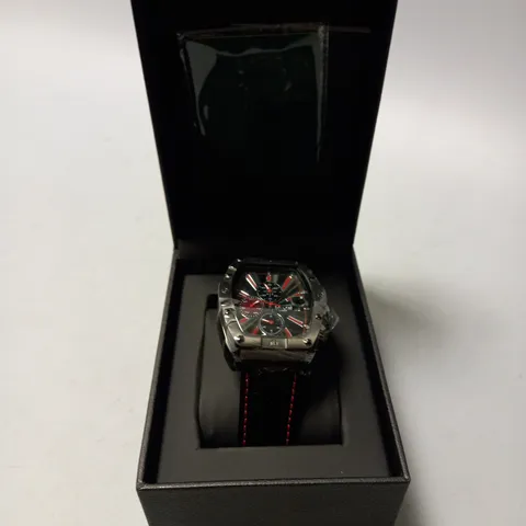BOXED GAMAGES GALACTIC BLACK WATCH 
