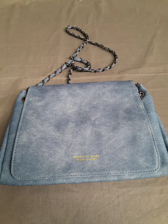 MIKAXIOI BAGS LIGHT BLUE CROSS BODY BAG 