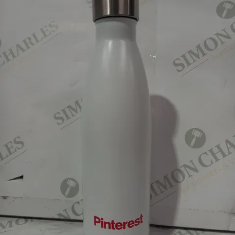 PINTEREST STAINLESS STEEL INSULATED DRINKS BOTTLE IN WHITE