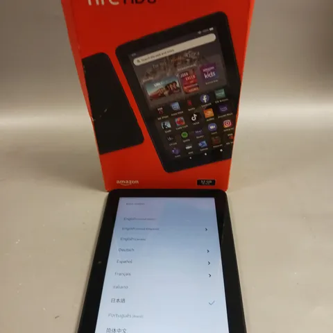 BOXED AMAZON FIRE HD8 TABLET 