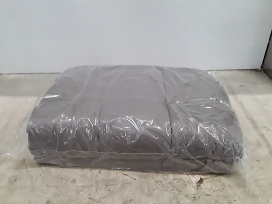 BOXED BRAND NEW ALL SEASONS COTTON TWIN SIZED WEIGHTED BLANKET - DARK GREY 