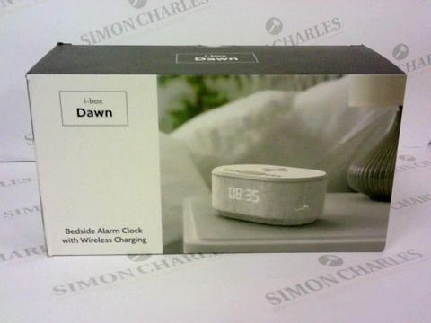BOXED I BOX DAWN BEDSIDE ALARM CLOCK WITH WIRELESS CHARGING