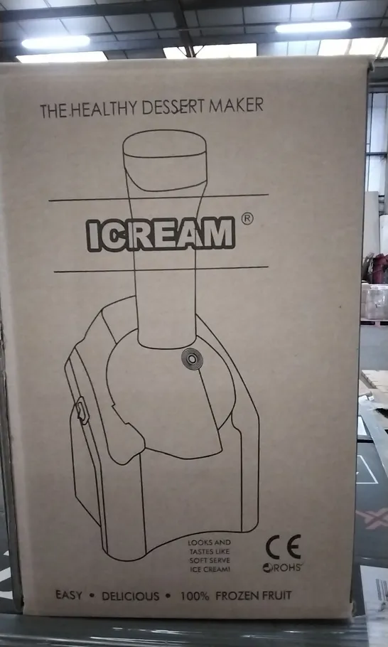 BOXED ICREAM HEALTHY DESSERT MAKER 