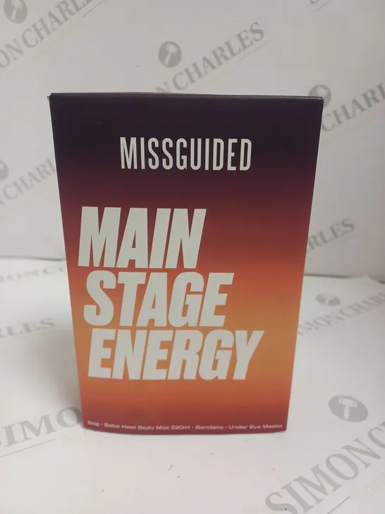 MISSGUIDED MAIN STAGE ENERGY GIFT SET