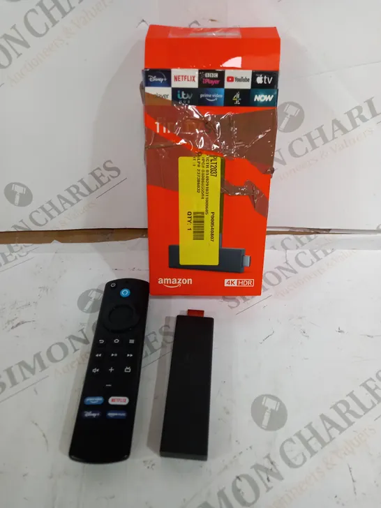 AMAZON FIRE TV STICK 4K BLACK 