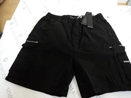 REPRESENT CARGO SHORTS IN BLACK - LARGE