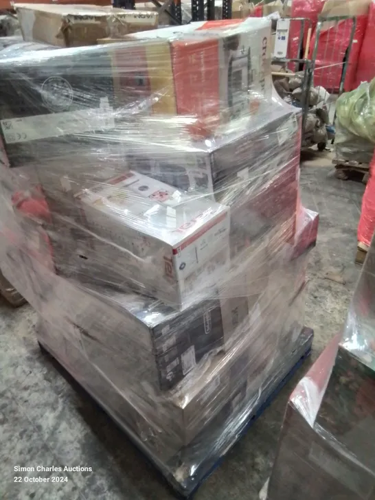 PALLET OF APPROXIMATELY 35 UNPROCESSED RAW RETURN HOUSEHOLD AND ELECTRICAL GOODS TO INCLUDE;