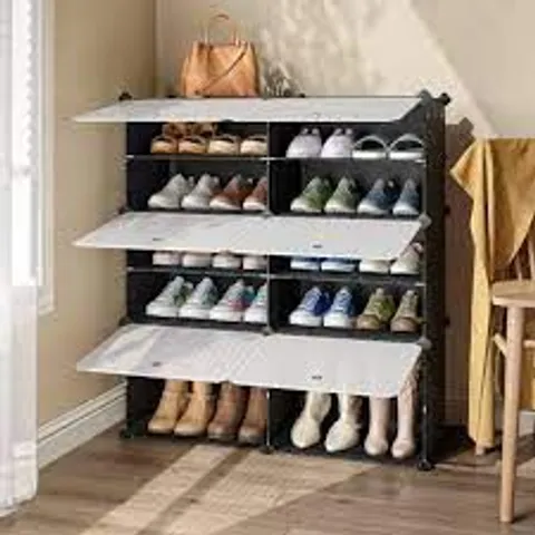 BOXED KURT 20 PAIR STACKABLE SHOE STORAGE 