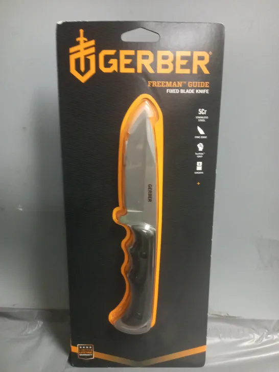 GERBER FREEMAN GUIDE FIXED BLADE KNIFE