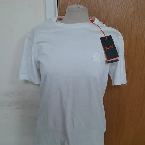 BOSS SOFT TSHIRT IN WHITE SIZE S