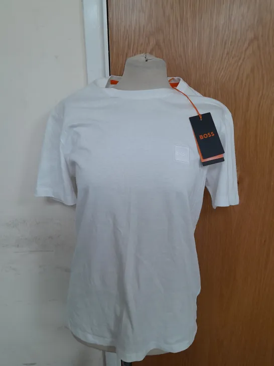 BOSS SOFT TSHIRT IN WHITE SIZE S