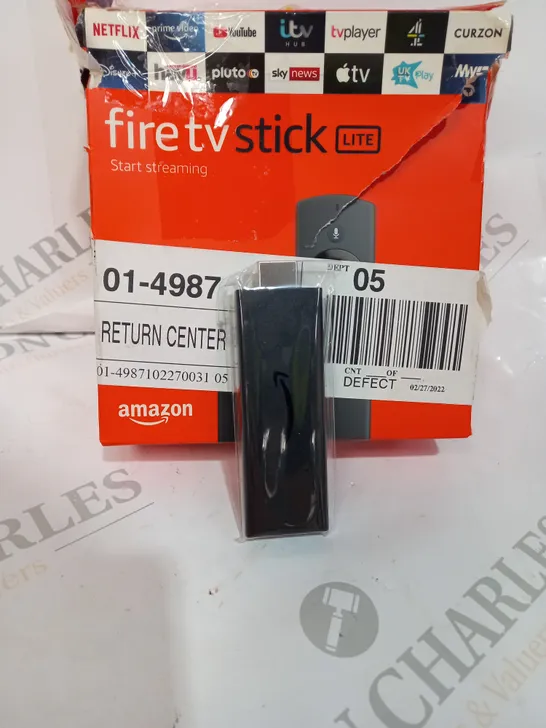 BOXED AMAZON FIRE TV STICK LITE