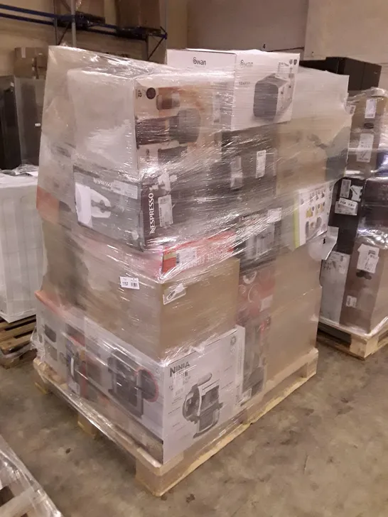 PALLET OF APPROXIMATELY 35 UNPROCESSED RAW RETURN HOUSEHOLD AND ELECTRICAL GOODS TO INCLUDE;