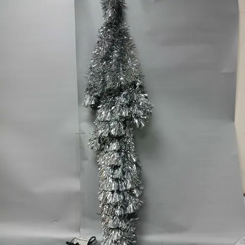 BOXED 5FT SILVER FIBRE OPTIC TREE - COLLECTION ONLY