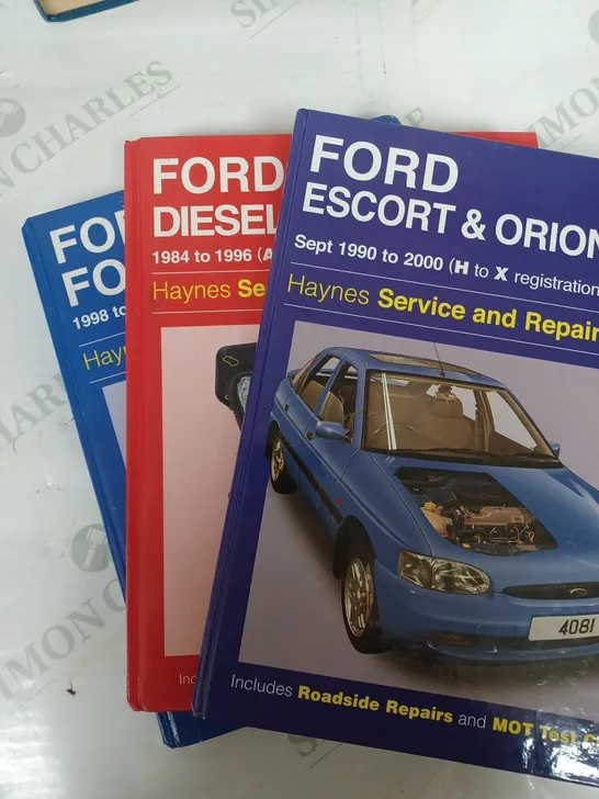 LOT OF 6 FORD SERVICE AND REPAIR MANUALS 