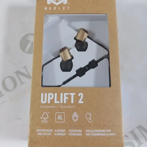 BOXED HOUSE OF MARLEY UPLIFT 2 EARPHONES EM-JE091-BA