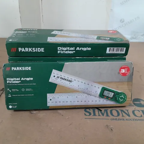 5 BOXED PARKSIDE DIGITAL ANGLE FINDERS