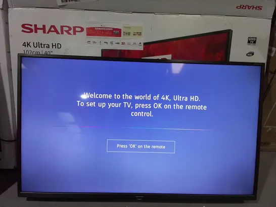 BOXED SHARP SMART TV 4K UHD 40" 4K ULTRA HD 40BJ4K