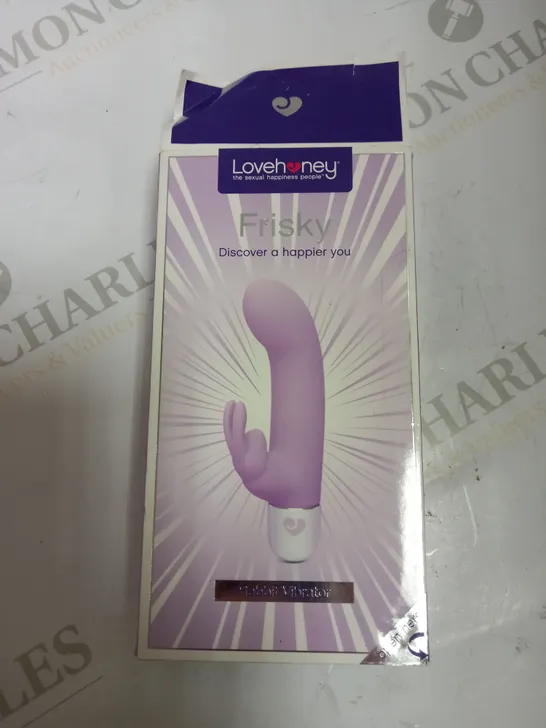 BOXED LOVEHONEY FRISKY CORDLESS RABBIT VIBRATOR